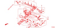 ACHTERKLEP VOERING/ ACHTER PANEEL VOERING(2DE)  voor Honda CIVIC TOURER 1.8 ES 5 deuren 6-versnellings handgeschakelde versnellingsbak 2014