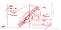 BEDRADINGSBUNDEL (5) (RH) voor Honda CIVIC TOURER 1.8 ES 5 deuren 6-versnellings handgeschakelde versnellingsbak 2014