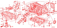 CILINDERBLOK/OLIEPAN  voor Honda CIVIC TOURER 1.8 ES 5 deuren 6-versnellings handgeschakelde versnellingsbak 2014
