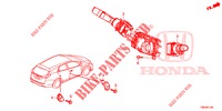 COMBINATIESCHAKELAAR  voor Honda CIVIC TOURER 1.8 ES 5 deuren 6-versnellings handgeschakelde versnellingsbak 2014