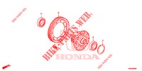 DIFFERENTIEEL VERSNELLING  voor Honda CIVIC TOURER 1.8 ES 5 deuren 6-versnellings handgeschakelde versnellingsbak 2014