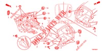 DOORVOERTULLE (ARRIERE) voor Honda CIVIC TOURER 1.8 ES 5 deuren 6-versnellings handgeschakelde versnellingsbak 2014