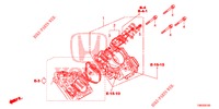 GAS HUIS('84,'85)  voor Honda CIVIC TOURER 1.8 ES 5 deuren 6-versnellings handgeschakelde versnellingsbak 2014