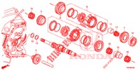 HOOFDAS  voor Honda CIVIC TOURER 1.8 ES 5 deuren 6-versnellings handgeschakelde versnellingsbak 2014