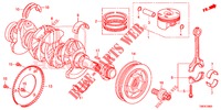 KRUKAS/ZUIGER  voor Honda CIVIC TOURER 1.8 ES 5 deuren 6-versnellings handgeschakelde versnellingsbak 2014