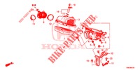 LUCHTFILTER  voor Honda CIVIC TOURER 1.8 ES 5 deuren 6-versnellings handgeschakelde versnellingsbak 2014