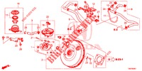 REM HOOFDCILINDER/HOOFDSPANNING (1.8L) (RH) voor Honda CIVIC TOURER 1.8 ES 5 deuren 6-versnellings handgeschakelde versnellingsbak 2014