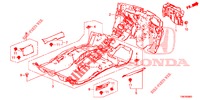 VLOERMAT/ISOLATOR  voor Honda CIVIC TOURER 1.8 ES 5 deuren 6-versnellings handgeschakelde versnellingsbak 2014