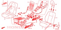 VOOR ZITTING/VEILIGHEIDSRIEMEN (D.) (2) voor Honda CIVIC TOURER 1.8 ES 5 deuren 6-versnellings handgeschakelde versnellingsbak 2014