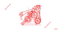 ALTERNATORRIEM voor Honda CIVIC TOURER 1.8 LIFESTYLE 5 deuren 6-versnellings handgeschakelde versnellingsbak 2014