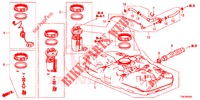 BRANDSTOF TANK  voor Honda CIVIC TOURER 1.8 LIFESTYLE 5 deuren 6-versnellings handgeschakelde versnellingsbak 2014