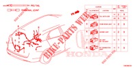 ELEKTRISCHE AANSLUITING (ARRIERE) voor Honda CIVIC TOURER 1.8 LIFESTYLE 5 deuren 6-versnellings handgeschakelde versnellingsbak 2014