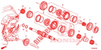 HOOFDAS  voor Honda CIVIC TOURER 1.8 LIFESTYLE 5 deuren 6-versnellings handgeschakelde versnellingsbak 2014