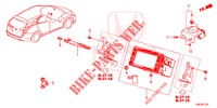 INBOUWSET  voor Honda CIVIC TOURER 1.8 LIFESTYLE 5 deuren 6-versnellings handgeschakelde versnellingsbak 2014