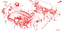 INSTRUMENTEN PANEEL BOVEN (RH) voor Honda CIVIC TOURER 1.8 LIFESTYLE 5 deuren 6-versnellings handgeschakelde versnellingsbak 2014