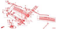 VOOR RUITESPROEIER (RH) voor Honda CIVIC TOURER 1.8 LIFESTYLE 5 deuren 6-versnellings handgeschakelde versnellingsbak 2014