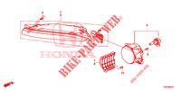 MISTLAMPEN / DAGRIJLICHTEN voor Honda CIVIC TOURER 1.8 SE 5 deuren 6-versnellings handgeschakelde versnellingsbak 2014