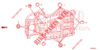 DOORVOERTULLE (INFERIEUR) voor Honda CIVIC TOURER 1.8 EX 5 deuren 6-versnellings handgeschakelde versnellingsbak 2015