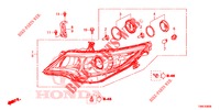 KOPLAMP  voor Honda CIVIC TOURER 1.8 EX 5 deuren 6-versnellings handgeschakelde versnellingsbak 2015