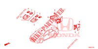 RADAR  voor Honda CIVIC TOURER 1.8 EX 5 deuren 6-versnellings handgeschakelde versnellingsbak 2015