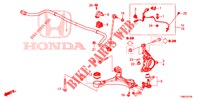 VOOR KNOKKEL  voor Honda CIVIC TOURER 1.8 EX 5 deuren 6-versnellings handgeschakelde versnellingsbak 2015
