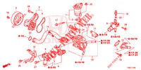 WATERPOMP/THERMOSTAAT  voor Honda CIVIC TOURER 1.8 EX 5 deuren 6-versnellings handgeschakelde versnellingsbak 2015