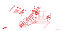 RADAR  voor Honda CIVIC TOURER 1.8 EXGT 5 deuren 6-versnellings handgeschakelde versnellingsbak 2015