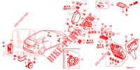 BEDIENINGSEENNEID (CABINE) (1) (RH) voor Honda CIVIC TOURER 1.8 SE 5 deuren 6-versnellings handgeschakelde versnellingsbak 2015