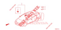 BEDRADINGSBUNDEL (6) (RH) voor Honda CIVIC TOURER 1.8 SE 5 deuren 6-versnellings handgeschakelde versnellingsbak 2015