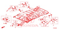 DAK VOERING  voor Honda CIVIC TOURER 1.8 SE 5 deuren 6-versnellings handgeschakelde versnellingsbak 2015