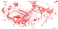 INSTRUMENTEN PANEEL BOVEN (RH) voor Honda CIVIC TOURER 1.8 SE 5 deuren 6-versnellings handgeschakelde versnellingsbak 2015