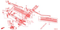 VOOR RUITESPROEIER (RH) voor Honda CIVIC TOURER 1.8 SE 5 deuren 6-versnellings handgeschakelde versnellingsbak 2015
