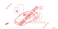 BEDRADINGSBUNDEL (6) (RH) voor Honda CIVIC TOURER 1.8 ES 5 deuren 6-versnellings handgeschakelde versnellingsbak 2016