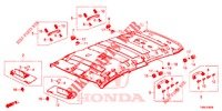 DAK VOERING  voor Honda CIVIC TOURER 1.8 ES 5 deuren 6-versnellings handgeschakelde versnellingsbak 2016