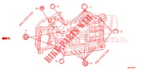 DOORVOERTULLE (INFERIEUR) voor Honda CIVIC TOURER 1.8 ES 5 deuren 6-versnellings handgeschakelde versnellingsbak 2016