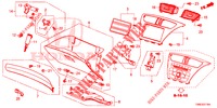 INSTRUMENTEN AFWERKING (COTE DE PASSAGER) (RH) voor Honda CIVIC TOURER 1.8 ES 5 deuren 6-versnellings handgeschakelde versnellingsbak 2016