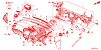 INSTRUMENTEN PANEEL BOVEN (RH) voor Honda CIVIC TOURER 1.8 ES 5 deuren 6-versnellings handgeschakelde versnellingsbak 2016