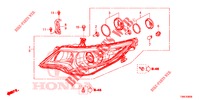 KOPLAMP  voor Honda CIVIC TOURER 1.8 ES 5 deuren 6-versnellings handgeschakelde versnellingsbak 2016