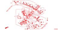 ACHTERKLEP VOERING/ ACHTER PANEEL VOERING(2DE)  voor Honda CIVIC TOURER 1.8 EX 5 deuren 6-versnellings handgeschakelde versnellingsbak 2016