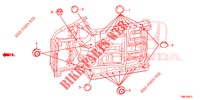 DOORVOERTULLE (INFERIEUR) voor Honda CIVIC TOURER 1.8 EX 5 deuren 6-versnellings handgeschakelde versnellingsbak 2016