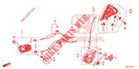 ACHTER PORTIER SLOTEN/BUITEN HENDEL  voor Honda CIVIC TOURER 1.8 EXGT 5 deuren 6-versnellings handgeschakelde versnellingsbak 2016