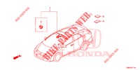 BEDRADINGSBUNDEL (6) (RH) voor Honda CIVIC TOURER 1.8 EXGT 5 deuren 6-versnellings handgeschakelde versnellingsbak 2016