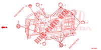 DOORVOERTULLE (INFERIEUR) voor Honda CIVIC TOURER 1.8 EXGT 5 deuren 6-versnellings handgeschakelde versnellingsbak 2016