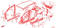 BUITEN PANELEN/ACHTER PANEEL  voor Honda CIVIC TOURER 1.8 SE 5 deuren 6-versnellings handgeschakelde versnellingsbak 2016