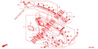ACHTERKLEP VOERING/ ACHTER PANEEL VOERING(2DE)  voor Honda CIVIC TOURER 1.8 EX 5 deuren 6-versnellings handgeschakelde versnellingsbak 2017