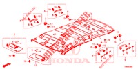 DAK VOERING  voor Honda CIVIC TOURER 1.8 EX 5 deuren 6-versnellings handgeschakelde versnellingsbak 2017