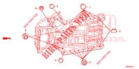 DOORVOERTULLE (INFERIEUR) voor Honda CIVIC TOURER 1.8 EX 5 deuren 6-versnellings handgeschakelde versnellingsbak 2017