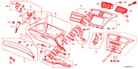 INSTRUMENTEN AFWERKING (COTE DE PASSAGER) (RH) voor Honda CIVIC TOURER 1.8 EX 5 deuren 6-versnellings handgeschakelde versnellingsbak 2017