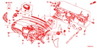 INSTRUMENTEN PANEEL BOVEN (RH) voor Honda CIVIC TOURER 1.8 EX 5 deuren 6-versnellings handgeschakelde versnellingsbak 2017