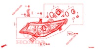 KOPLAMP  voor Honda CIVIC TOURER 1.8 SE 5 deuren 6-versnellings handgeschakelde versnellingsbak 2017